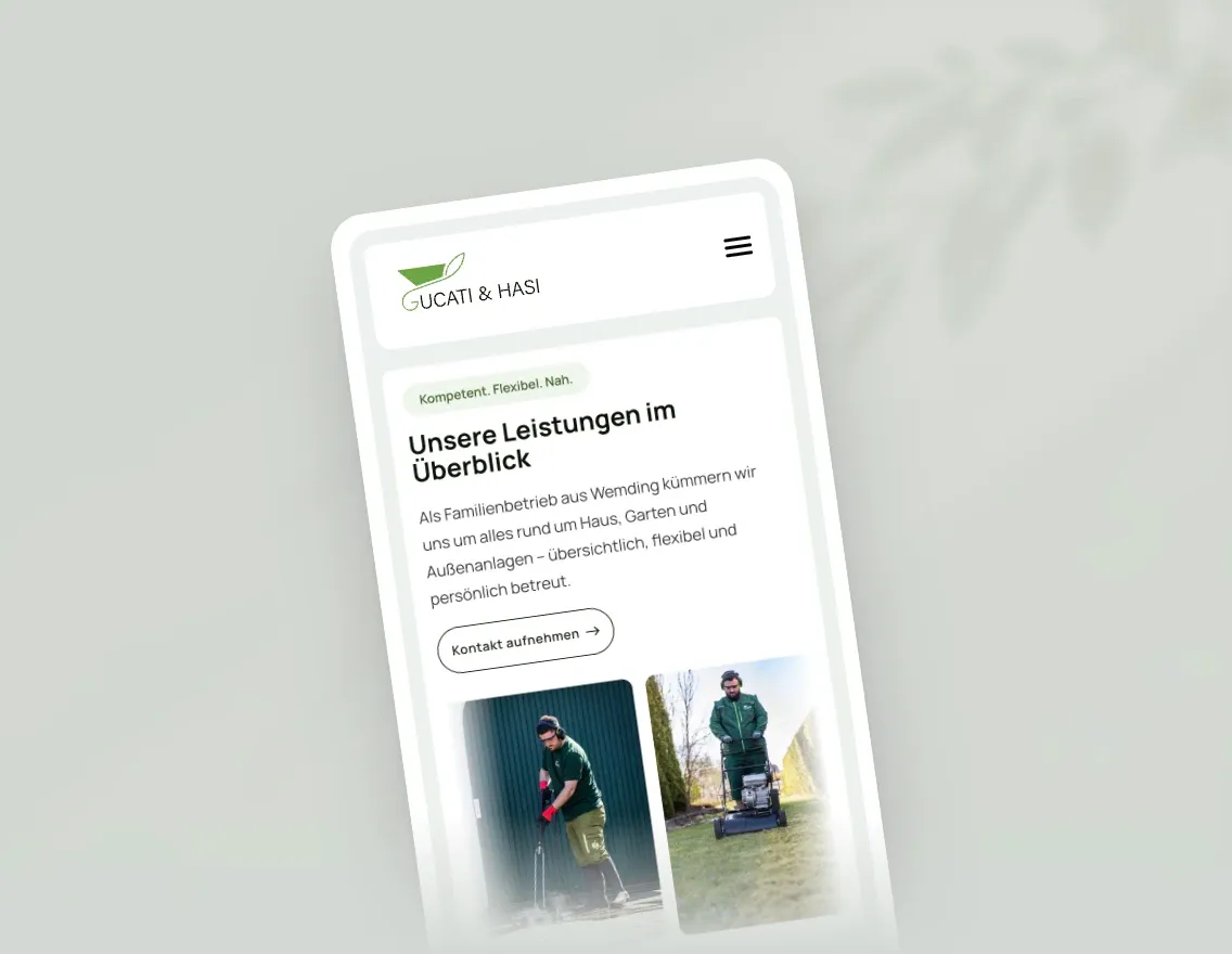 Leistungsübersicht auf dem Smartphone